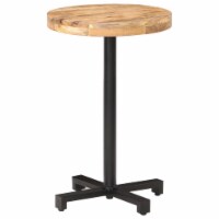 vidaXL Bistro Table Round Ø19.7 x29.5 Rough Mango Wood