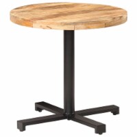 vidaXL Bistro Table Round Ø31.5 x29.5 Rough Mango Wood