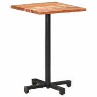 vidaXL Bistro Table with Live Edges 19.7 x19.7 x29.5 Solid Acacia Wood
