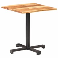 vidaXL Bistro Table with Live Edges 27.6 x27.6 x29.5 Solid Acacia Wood