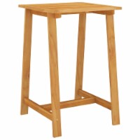 vidaXL Patio Bar Table 27.6 x27.6 x40.9 Solid Acacia Wood