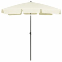 vidaXL Beach Umbrella Sand Yellow 70.9 x47.2