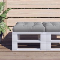 vidaXL Pallet Sofa Cushion Gray 23.6 x23.6 x3.9