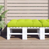 vidaXL Pallet Cushion Bright Green 47.2 x31.5 x4.7 Fabric