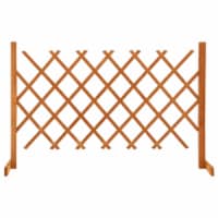 vidaXL Garden Trellis Fence Orange 47.2 x35.4 Solid Firwood