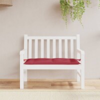 vidaXL Garden Bench Cushion Wine Red 39.4 x19.7 x2.8 Oxford Fabric