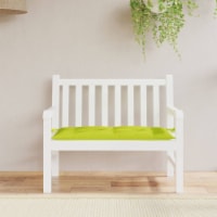 vidaXL Garden Bench Cushion Bright Green 39.4 x19.7 x 2.8 Fabric