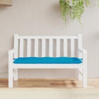 vidaXL Garden Bench Cushion Light Blue 47.2 x19.7 x2.8 Oxford Fabric