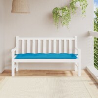 vidaXL Garden Bench Cushion Light Blue 59.1 x19.7 x2.8 Oxford Fabric