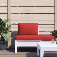 vidaXL Pallet Cushions 2 pcs Red Oxford Fabric