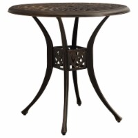 vidaXL Patio Table Bronze 30.7 x30.7 x28.3  Cast Aluminum