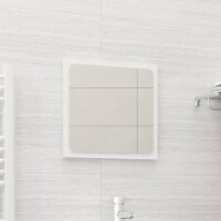 vidaXL Bathroom Mirror White 15.7 x0.6 x14.6 Engineered Wood