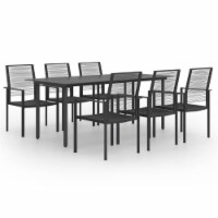 vidaXL 7 Piece Patio Dining Set