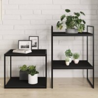 vidaXL Bookshelf Boards 4 pcs Black 15.7 x19.7 x0.6  Engineered Wood