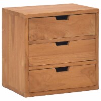 vidaXL Bedside Cabinet 15.7 x11.8 x15.7 Solid Teak Wood