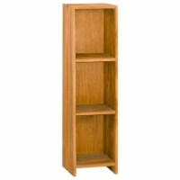vidaXL Bookshelf 11.8 x11.8 x43.3 Solid Wood Teak