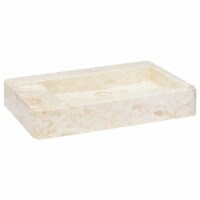 vidaXL Sink Cream 22.8 x15.4 x3.9 Marble