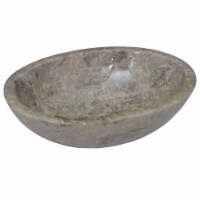 vidaXL Sink Gray 20.9 x15.7 x5.9 Marble