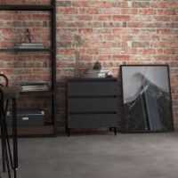 vidaXL Sideboard Gray 23.6 x13.8 x27.2  Engineered Wood