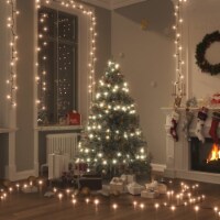 vidaXL LED String with 150 LEDs Warm White 49.2' PVC