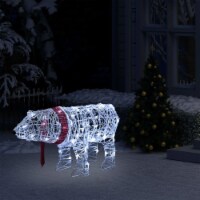 vidaXL Christmas Light Decoration Bear 45 LEDs 28 x7.9 x15 Acrylic