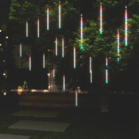 vidaXL Meteor Lights 20 pcs 1 ft Colorful 480 LEDs Indoor Outdoor