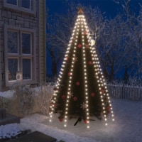 vidaXL Christmas Tree Net Lights with 250 LEDs Cold White 98.4