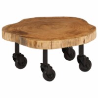 vidaXL Coffee Table 23.6 x21.7 x9.8 Solid Acacia Wood