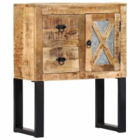 vidaXL Sideboard 23.6 x11.8 x29.9 Solid Mango Wood