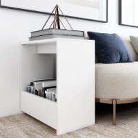 vidaXL Side Table White 19.7 x10.2 x19.7 Engineered Wood