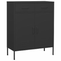 vidaXL Storage Cabinet Anthracite 31.5 x13.8 x40 Steel