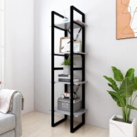 Vidaxl 4-Tier Book Cabinet Concrete Gray 15.7 X11.8 X55.1 Chipboard