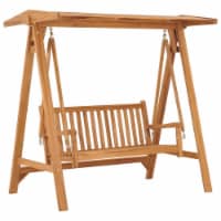 vidaXL Swing Bench 66.9 Solid Teak Wood