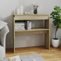 vidaXL Console Table Sonoma Oak 31.5 x11.8 x31.5  Engineered Wood