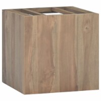 vidaXL Wall-mounted Bathroom Cabinet 18.1 x10 x15.7  Solid Wood Teak