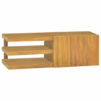 vidaXL Wall-mounted Bathroom Cabinet 35.4 x15.7 x11.8  Solid Wood Teak