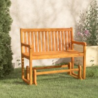 vidaXL Patio Swing Bench 43.3 Solid Acacia Wood
