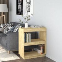 vidaXL Book Cabinet 23.6 x13.8 x28 Solid Wood Pine
