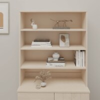 vidaXL Top for Highboard HAMAR Honey Brown 35.4 x11.8 x39.4 Solid Wood Pine