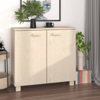 vidaXL Sideboard HAMAR Honey Brown 33.5 x13.8 x31.5 Solid Wood Pine