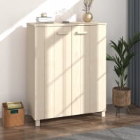 vidaXL Shoe Cabinet HAMAR Honey Brown 33.5 x15.7 x42.5 Solid Wood Pine