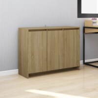 vidaXL Sideboard Sonoma Oak 40.2 x13 x29.5  Engineered Wood