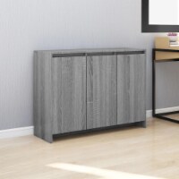 vidaXL Sideboard Gray Sonoma 40.2 x13 x29.5  Engineered Wood