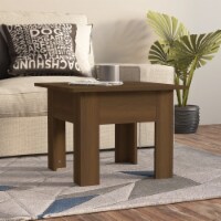 vidaXL Coffee Table Brown Oak 21.7 x21.7 x16.5 Engineered Wood