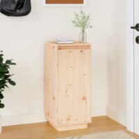 vidaXL Shoe Cabinet 13.8 x13.8 x31.5 Solid Wood Pine