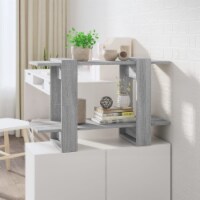 vidaXL Book Cabinet/Room Divider Gray Sonoma 31.5 x11.8 x20.1