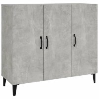 Sideboard Concrete Gray 35.4 x13.4 x31.5  Engineered Wood