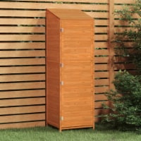 Garden Shed Brown 21.7 x20.5 x68.7  Solid Wood Fir