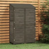 vidaXL Garden Shed Anthracite 40.2 x20.5 x68.7 Solid Wood Fir