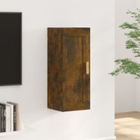 vidaXL Wall Cabinet Smoked Oak 13.8 x13.4 x35.4 Engineered Wood